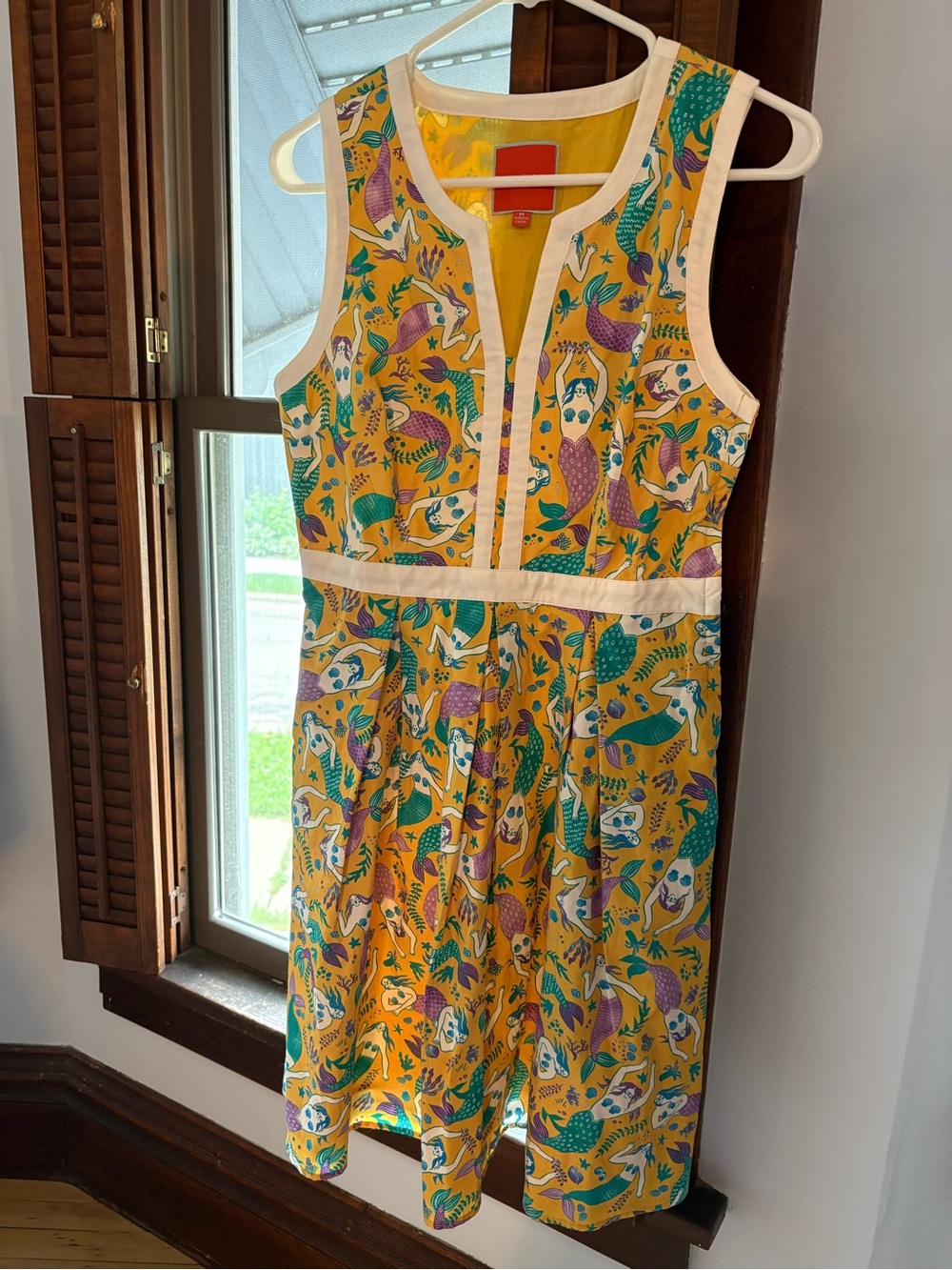 Whimsical Yellow ModCloth Mermaid A-Line Dress